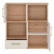 4KIDS 2 Door 1 Drawer Cupboard with 2 Open Shelves – image 2