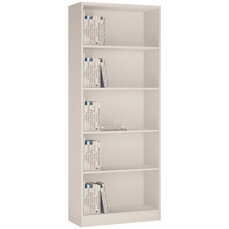 4 You Tall Wide Bookcase – Pearl White – image 1