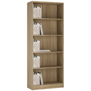 4 You Tall Wide Bookcase – Sonoma Oak – image 1