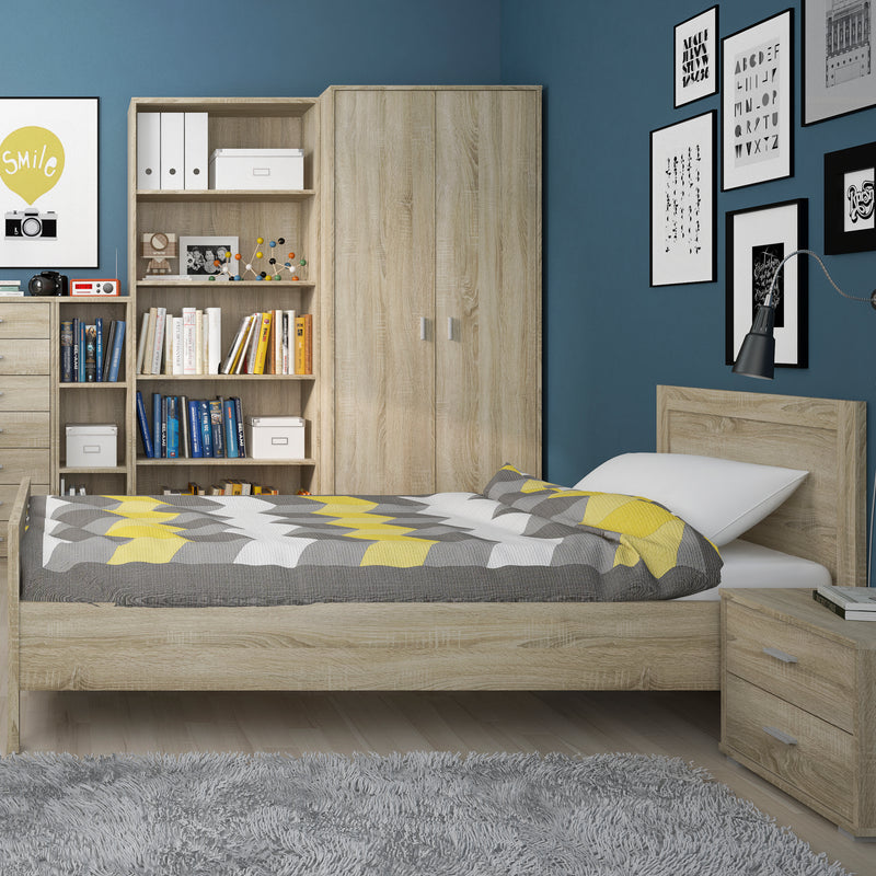 4 You Tall Wide Bookcase – Sonoma Oak – image 2