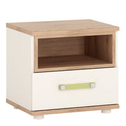 4KIDS 1 Drawer Bedside Cabinet – Lemon – image 1