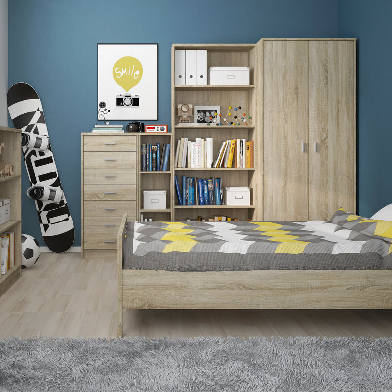 4 You Medium Narrow Bookcase – Sonama Oak – image 2