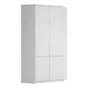 Fribo Corner Wardrobe 2 Door in Alpine White – image 1