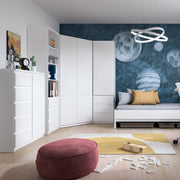Fribo Corner Wardrobe 2 Door in Alpine White – image 4