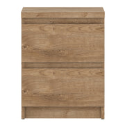 Fribo Bedside Cabinet 2 Drawer in Golden Ribbeck Oak – image 2