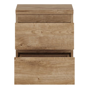 Fribo Bedside Cabinet 2 Drawer in Golden Ribbeck Oak – image 3