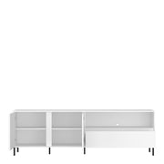 Avenale TV Cabinet 2 Door 1 Drawer in Alpine White High Gloss – image 3
