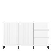 Avenale Sideboard 2 Door 3 Drawer in Alpine White High Gloss – image 2