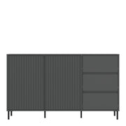 Avenale Sideboard 2 Door 3 Drawer in Anthracite – image 2