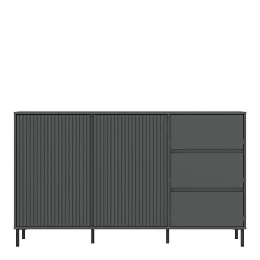 Avenale Sideboard 2 Door 3 Drawer in Anthracite – image 2
