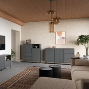 Avenale Sideboard 2 Door 3 Drawer in Anthracite – image 4