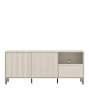 Avenale Wide TV Cabinet 2 Door 1 Drawer in Cashmere – image 2
