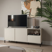 Avenale Wide TV Cabinet 2 Door 1 Drawer in Cashmere – image 4