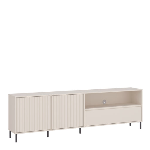 Avenale TV Cabinet 2 Door 1 Drawer in Cashmere – image 1