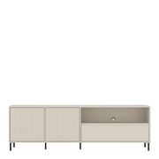 Avenale TV Cabinet 2 Door 1 Drawer in Cashmere – image 2