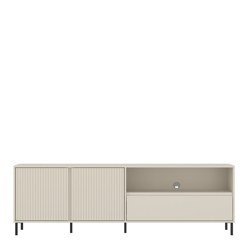 Avenale TV Cabinet 2 Door 1 Drawer in Cashmere – image 2