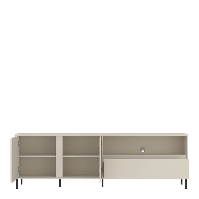 Avenale TV Cabinet 2 Door 1 Drawer in Cashmere – image 3