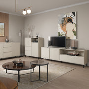 Avenale TV Cabinet 2 Door 1 Drawer in Cashmere – image 5