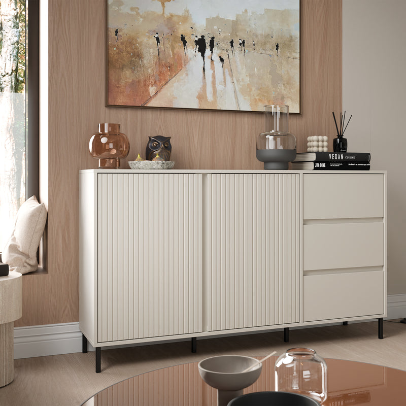 Avenale Sideboard 2 Door 3 Drawer in Cashmere – image 4