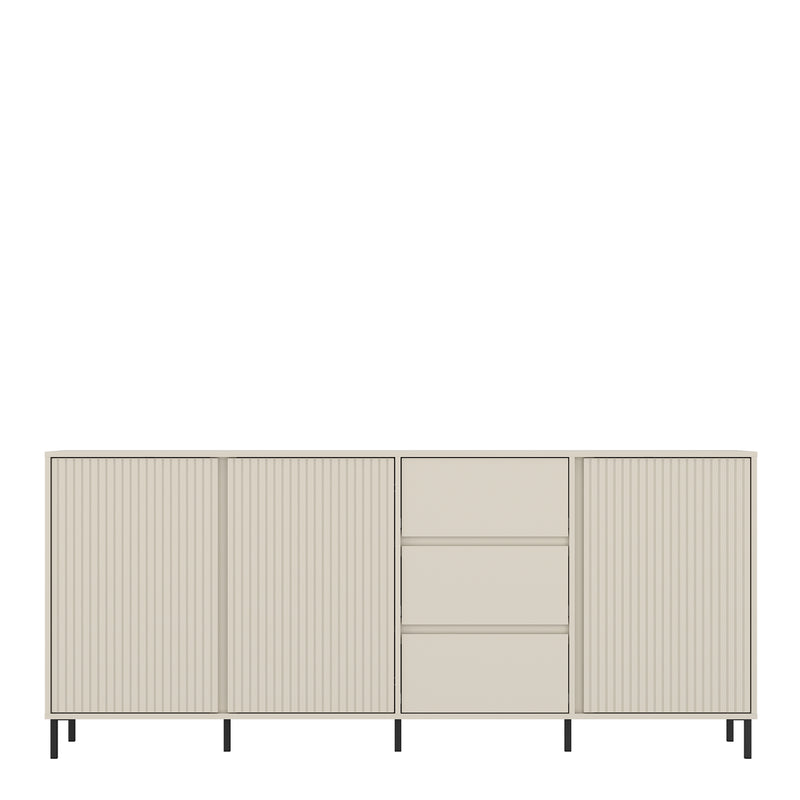 Avenale Sideboard 3 Door 3 Drawer in Cashmere – image 2