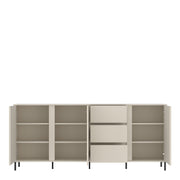 Avenale Sideboard 3 Door 3 Drawer in Cashmere – image 3