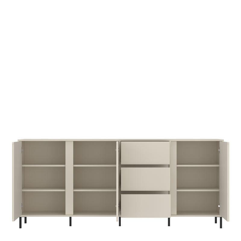 Avenale Sideboard 3 Door 3 Drawer in Cashmere – image 3
