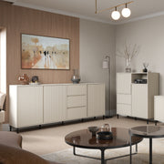 Avenale Sideboard 3 Door 3 Drawer in Cashmere – image 6