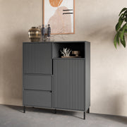 Avenale Sideboard 2 Door 2 Drawer in Anthracite – image 4