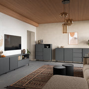 Avenale Sideboard 2 Door 2 Drawer in Anthracite – image 7