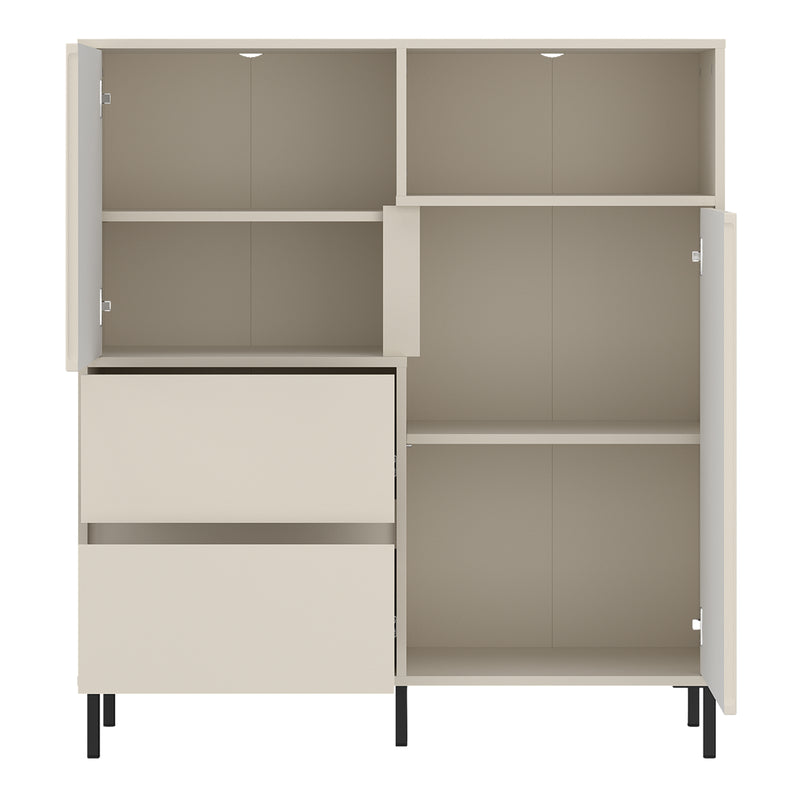 Avenale Sideboard 2 Door 2 Drawer in Cashmere – image 3