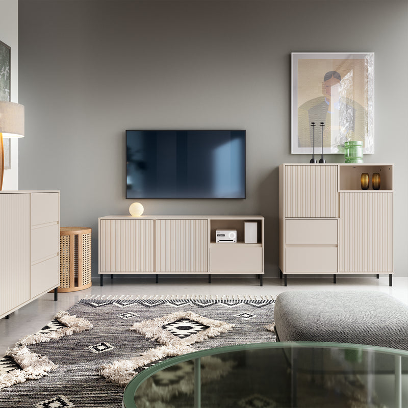 Avenale Sideboard 2 Door 2 Drawer in Cashmere – image 5