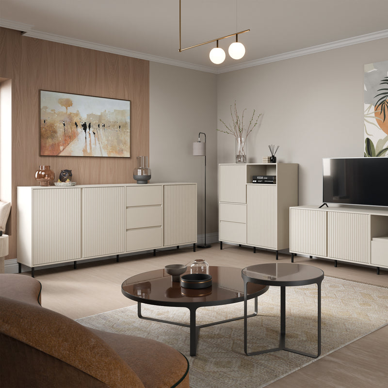 Avenale Sideboard 2 Door 2 Drawer in Cashmere – image 7