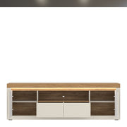 Naxxar TV Cabinet with 2 Doors and 2 Drawers in Cashmere and Stone Oak – image 2