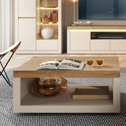 Naxxar Coffee Table in Cashmere and Stone Oak – image 3