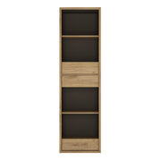Shetland Tall Narrow 3 Drawer Bookcase – image 2