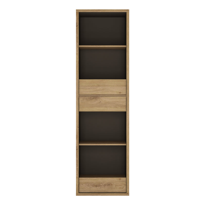 Shetland Tall Narrow 3 Drawer Bookcase – image 2