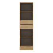 Shetland Tall Narrow 3 Drawer Bookcase – image 3