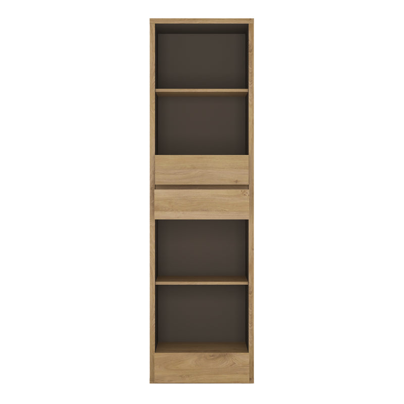 Shetland Tall Narrow 3 Drawer Bookcase – image 3