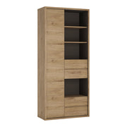 Shetland Tall Wide 1 Door 4 Drawer Bookcase – image 1
