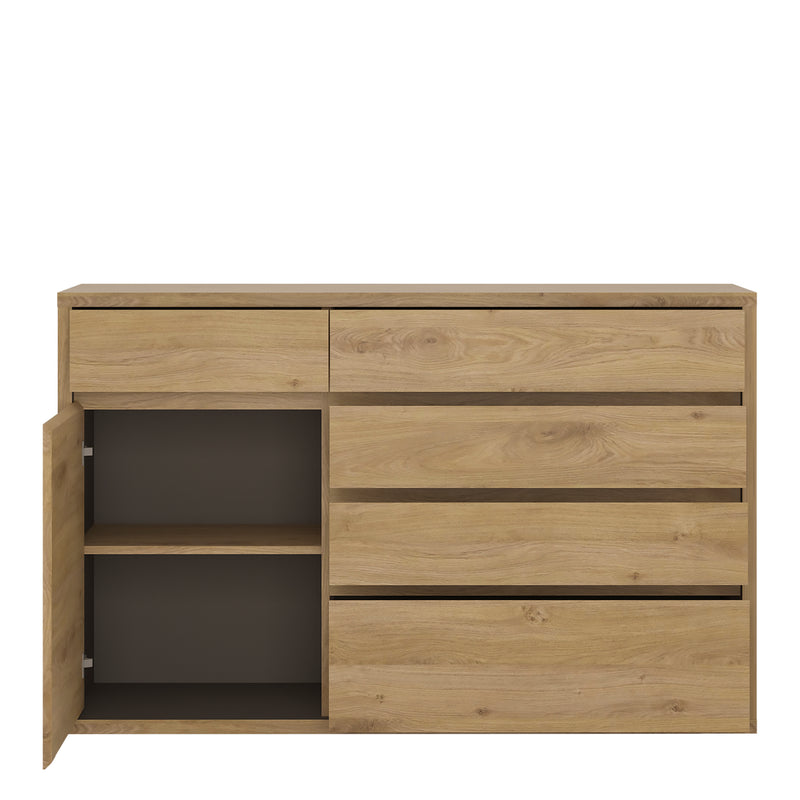 Shetland 1 Door 5 Drawer Cupboard – image 3