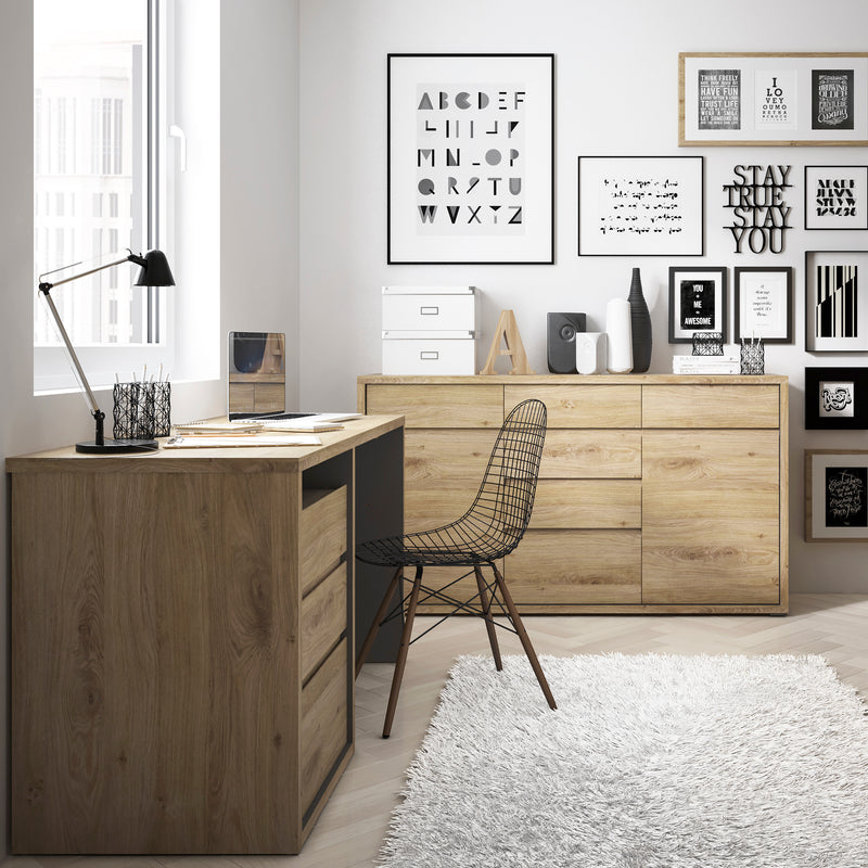 Shetland 3 Drawer Desk – image 5