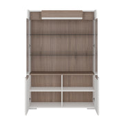 Toronto Low Glazed 2 Door Display Cabinet with Internal Shelves (inc. Plexi Lighting) – image 3