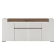 Toronto Wide 4 Door 2 Drawer Sideboard (inc. Plexi Lighting) – image 2