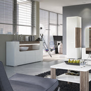Toronto 3 Door Sideboard with open shelving (inc. Plexi Lighting) – image 6