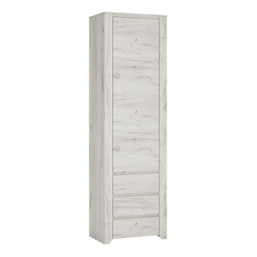 Angel Tall Narrow One Door 3 Drawer Narrow Cupboard – image 1