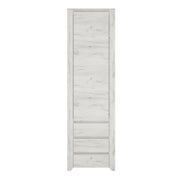 Angel Tall Narrow One Door 3 Drawer Narrow Cupboard – image 2
