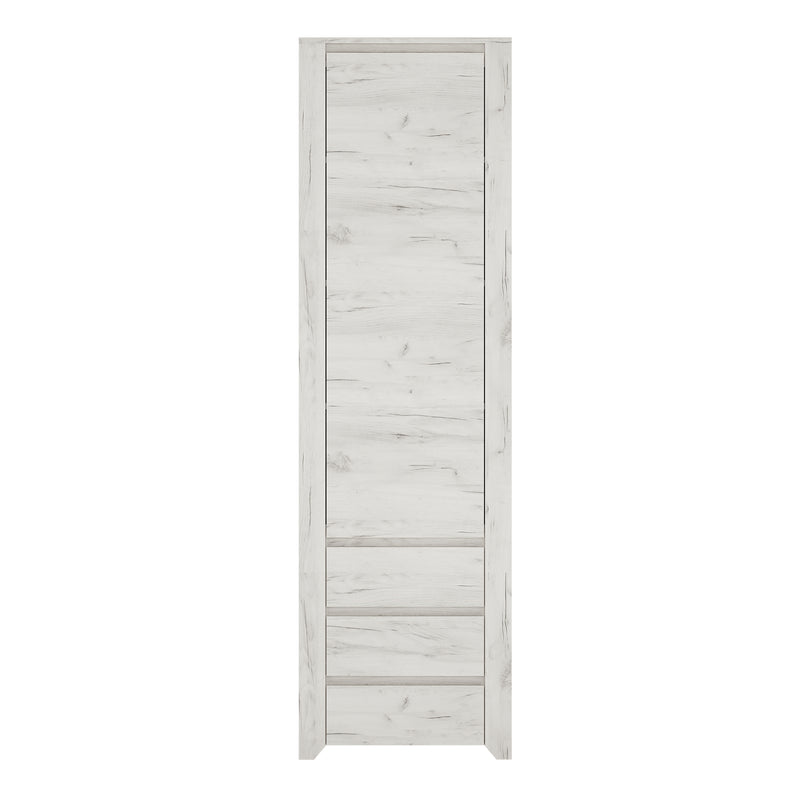 Angel Tall Narrow One Door 3 Drawer Narrow Cupboard – image 2