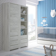 Angel Tall Narrow One Door 3 Drawer Narrow Cupboard – image 4