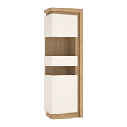Lyon Tall Narrow Display Cabinet (LHD) – Left-Hand – image 1