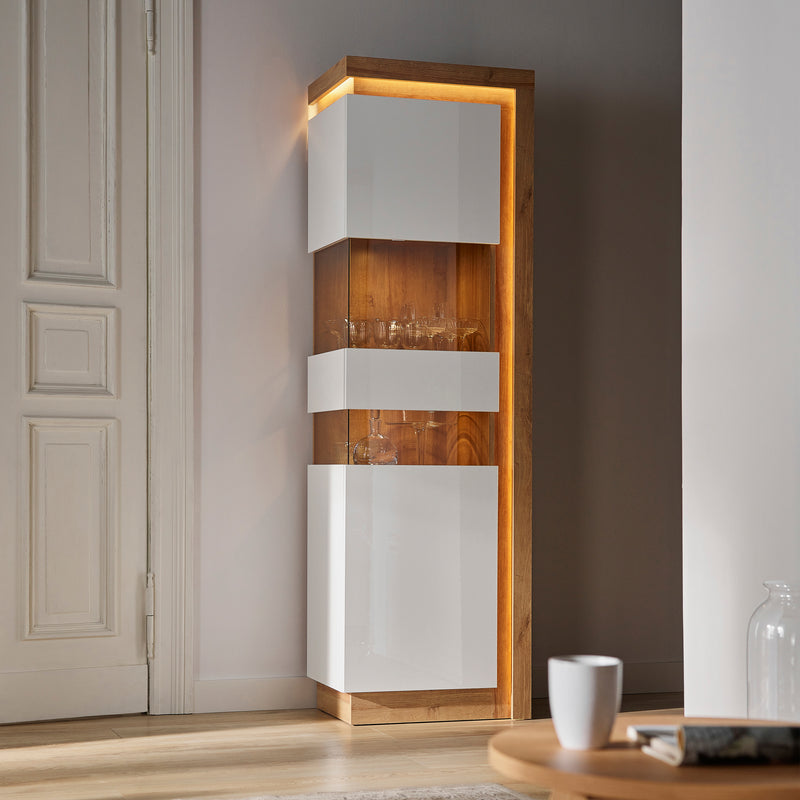 Lyon Tall Narrow Display Cabinet (LHD) – Left-Hand – image 6